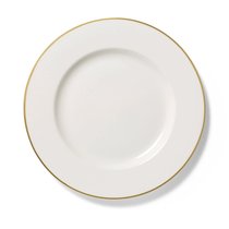 Тарелка закусочная Dibbern Золотая полоса 21 см, фарфор костяной - Dibbern