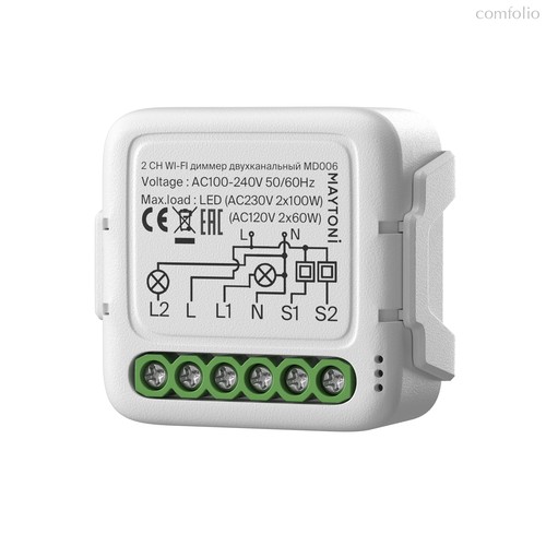 Wi-Fi диммер двухканальный 200Вт - Maytoni