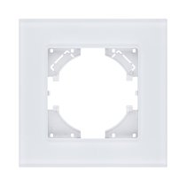 Рамка 1-постовая, стекло белый Kollinger Reflex MG RM1WH - Kollinger