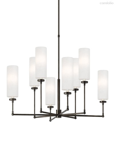 Черная люстра Новара, цвет черный - Louvre Home