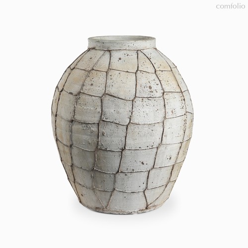 Ваза Net высота 46, цвет светло-серый - Cosmo