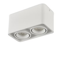 LED, Lumme, светильник накладной, GU10, L195xW100хH100мм, IP20, белый RAL9003, без лампы - Donolux