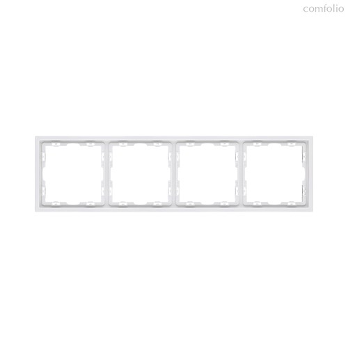 Рамка 4-постовая, белый матовый Kollinger Eclipse EC4WH - Kollinger
