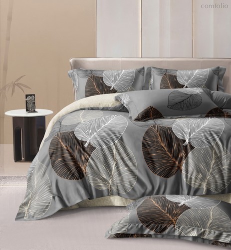 Комплект постельного белья CA-7-713 Дуэт Сатин печатный с наволочками 70х70х2шт.+ 50х70х2шт. - АльВиТек