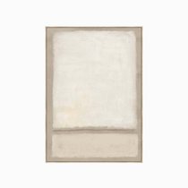 Постер Witte 140х100, цвет бежевый/темно-бежевый - Cosmo