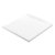 Скатерть жаккардовая белого цвета из хлопка с вышивкой из коллекции Essential, 180х180 см - Tkano