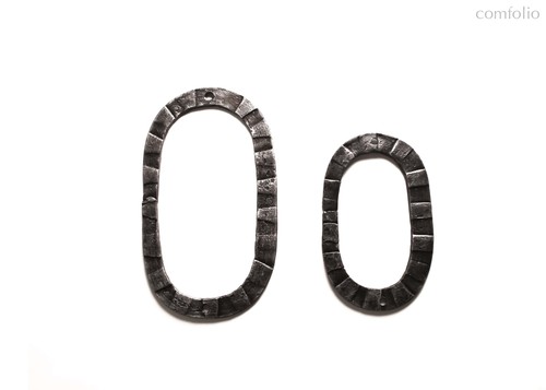 Кованая цифра 0 15 см - Covali