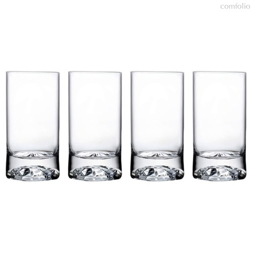 Набор стаканов для воды Nude Glass Клуб 280 мл, 4 шт, стекло хрустальное - Nude Glass