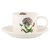 Чашка чайная с блюдцем Portmeirion "Ботанический сад. Рельеф. Гвоздика турецкая" 260мл - Portmeirion