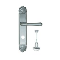 Дверная ручка Venezia Callisto WC-2 на планке PL87 полированный хром - Venezia Collezione