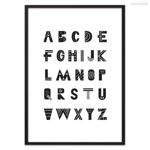 Английские буквы, 50x70 см - Dom Korleone