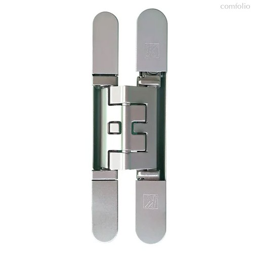 KUBICA HYBRID K2460CM CR.SAT петля скрытая универсальная асимметричная, цвет МАТОВЫЙ ХРОМ (60 kg) - Koblenz