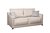 Диван Портофино (Portofino) 180 двухм раскл с кантом св-серый Colt030+Colt025 - Garda Decor