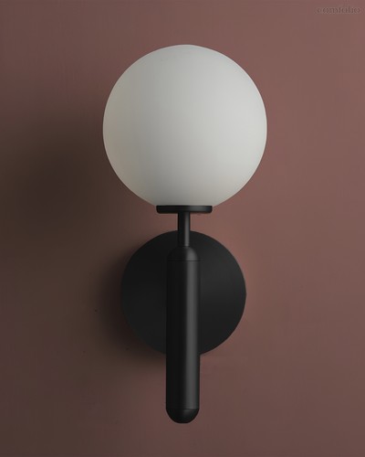 Чёрное бра Орибо, цвет черный - Louvre Home