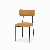 Обеденный стул Marla, цвет желтый/матовый черный - Cosmo