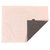 Салфетка под приборы из умягченного льна с декоративной обработкой серый/розовый Essential, 35х45 см - Tkano