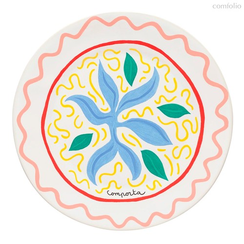 Тарелка круглая Summer Bliss Seaweed DEP271-SWD (DEP271-05924B), 27 см - Costa Nova