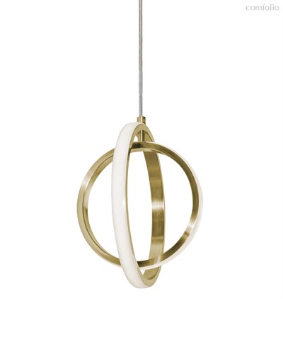 Золотой светодиодный подвес Глоу, цвет полированная латунь - Louvre Home