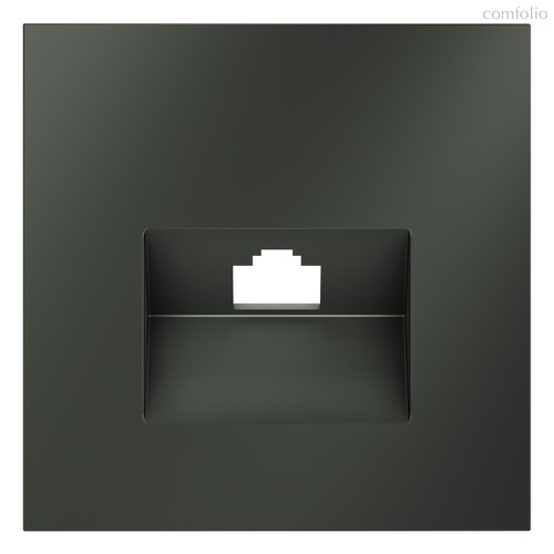 Накладка для розетки компьютерной RJ45 кат.6, S70 титан - Voltum