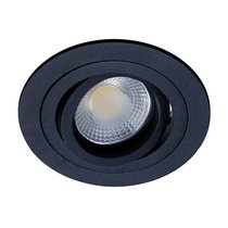 Donolux светильник встраиваемый, поворотный круглый, MR16,D92 H54, max 50w GU5,3, чёрный, цвет черный - Donolux