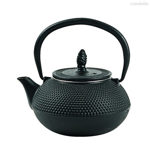 Чайник 850 мл с ситом Black iron d 15 см h8,5 см черный чугун P.L. Proff Cuisine [1] - P.L. Proff Cuisine