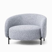 Кресло Evian, цвет светло-серый - Cosmo Red