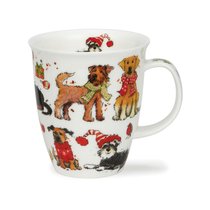 Кружка Dunoon Праздничные Собаки Невис 480 мл, фарфор костяной - Dunoon