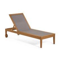 Шезлонг Caterin из эвкалипта зеленый - La Forma