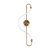 Настенный светильник (бра) Freya FR6059WL-L28BS - Freya