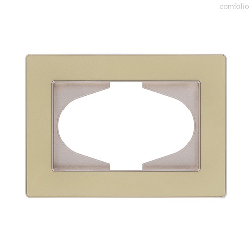 Рамка для двойной розетки, золотой Kollinger Eleganz Acryl EA120GD - Kollinger
