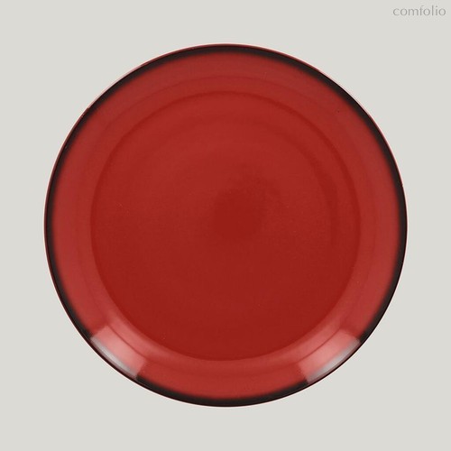 Тарелка круглая RAK Porcelain LEA Red 27 см (красный цвет) - RAK Porcelain
