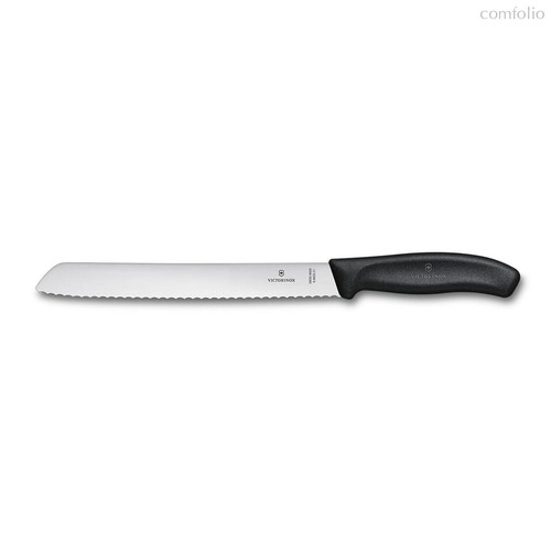 Нож для хлеба 22 см чёрный Victorinox - Victorinox
