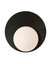 Чёрный настенный светильник Тео, цвет черный - Louvre Home