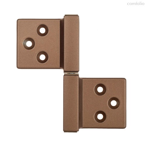 143BV032D_Q Петля накладная без врезки ALDEGHI 32x35 коричневая бронза ЛЕВАЯ - Aldeghi Luigi