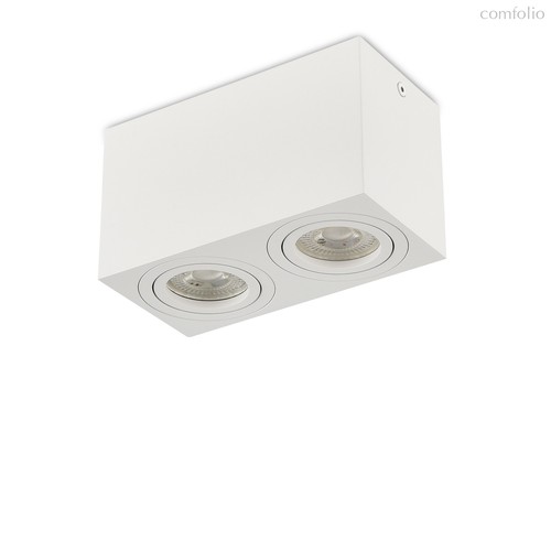LED, Basis, светильник накладной, GU10, L160xW80хH90мм, IP20, белый RAL9003, без лампы - Donolux