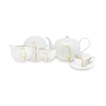 Сервиз чайный Dibbern Золотой лес на 6 персон 21 предмет, фарфор костяной - Dibbern