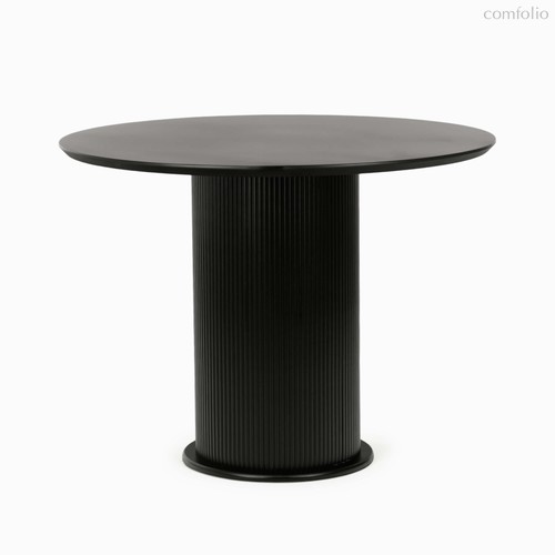 Обеденный стол Iona диаметр 100, цвет черный - Cosmo