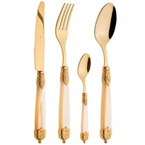 Набор Столовых Приборов Mirage Gold Ivory Pearl На 6 Персон 24 Пр.