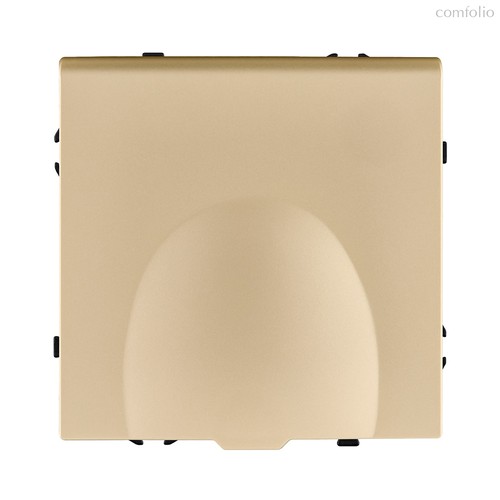 Розетка штепсельная SCHUKO 16A/250 В с крышкой, золотой Kollinger Eclipse EC-015GD - Kollinger