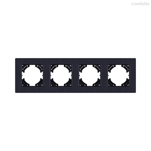 Рамка 4-постовая, черный Kollinger Eleganz Plex EP4BK - Kollinger