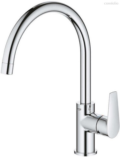 31367001 BauEdge Смеситель для кухонной мойки 207 мм, хром (замена 31367000) - Grohe