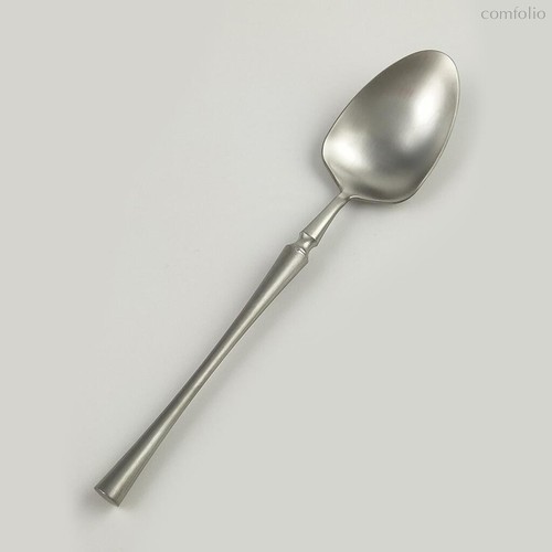 Ложка столовая 19,5 см матовое серебро PVD 1920-Silvery P.L. 12 шт. - P.L. Proff Cuisine