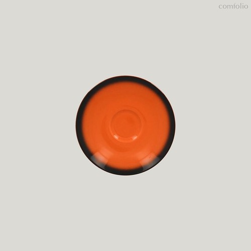 Блюдце RAK Porcelain LEA Orange 13 см, к чашке 81223538 (оранжевый цвет) - RAK Porcelain