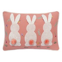 Подушка декоративная Funky bunnies из коллекции Easter Essential, 30х45 см - Tkano
