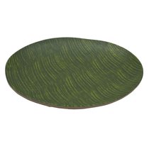 Блюдо 26x3,5 см круглое Green Banana Leaf пластик меламин - P.L. Proff Cuisine