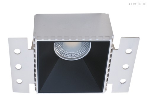 Click-Click Светильник встраиваемый, MR16, LED, GU10, IP20, черный, W74.5хL78.5, Монтаж. 75х75 мм, без лампы - Donolux