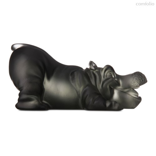 Фигурка Decor de table Гиппопотам 10х4,5см, хрустальное тесто, серая, п/к - Decor De Table