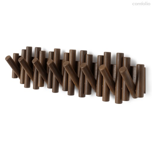 Вешалка настенная Picket, 8 крючков, состаренный грецкий орех - Umbra