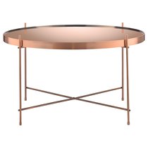 Стол Josen, d64,4 см, розовый/медный - Berg