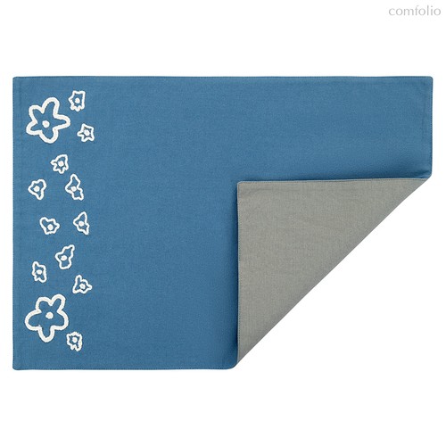 Салфетка под приборы Незабудки из коллекции Ethnic, 33х48 см - Tkano